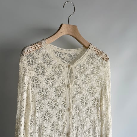 white lace cardigan