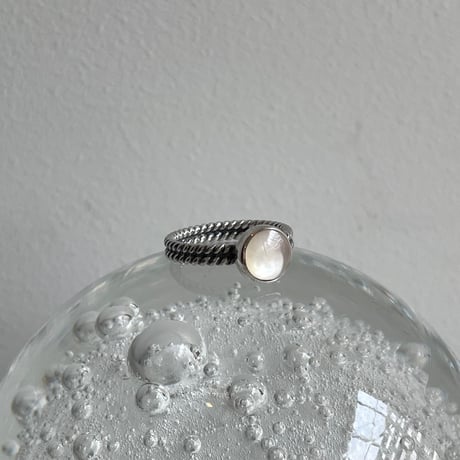 silver 925 ring (moon)