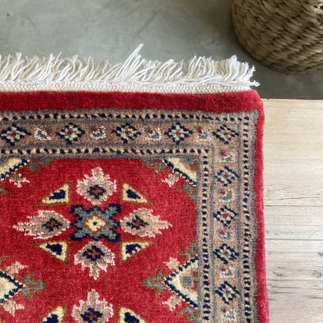 Vintage mood mini rug (red)