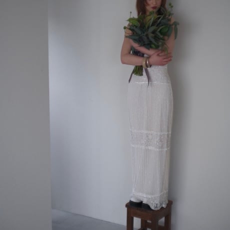 【RENTAL】Beads embroidery dress