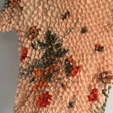 Floral pattern pokopoko tops