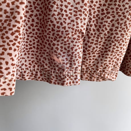 Pink leopard print dress