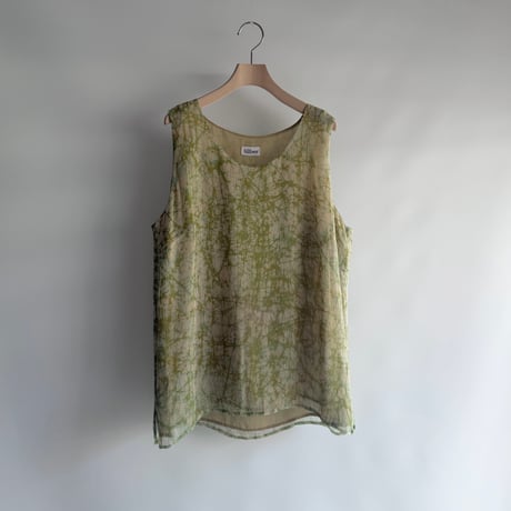 Design sheer sleeveless tops