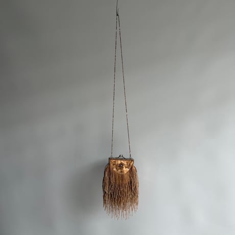 Gold bead bag