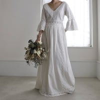 【RENTAL】Cotton lace dress