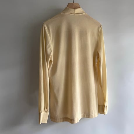 Ivory ribbon tie blouse