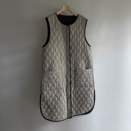 Reversible quilted vest