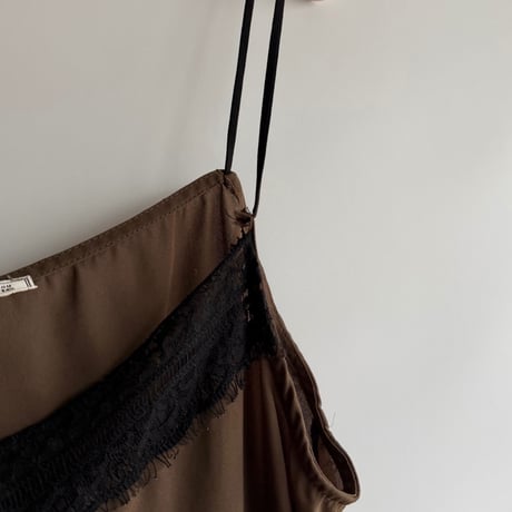 Brown lace camisole