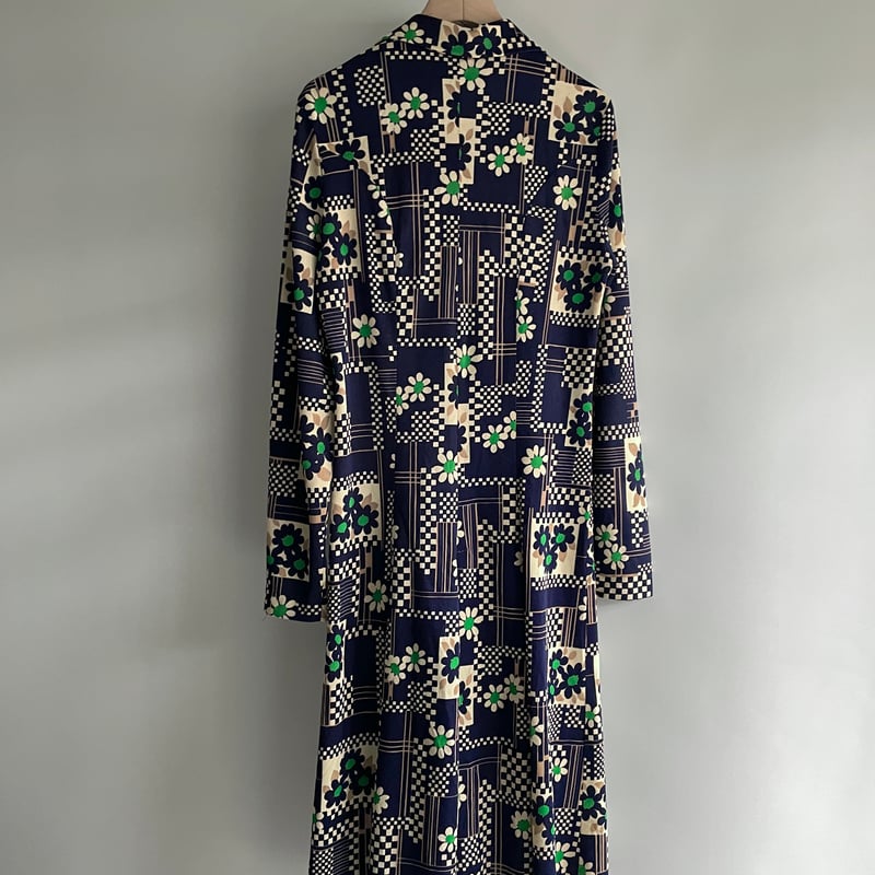 ワンピース Flower vintage dress Retro flower dress | and C