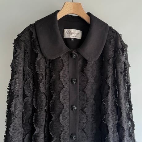 Fringe design lace jacket