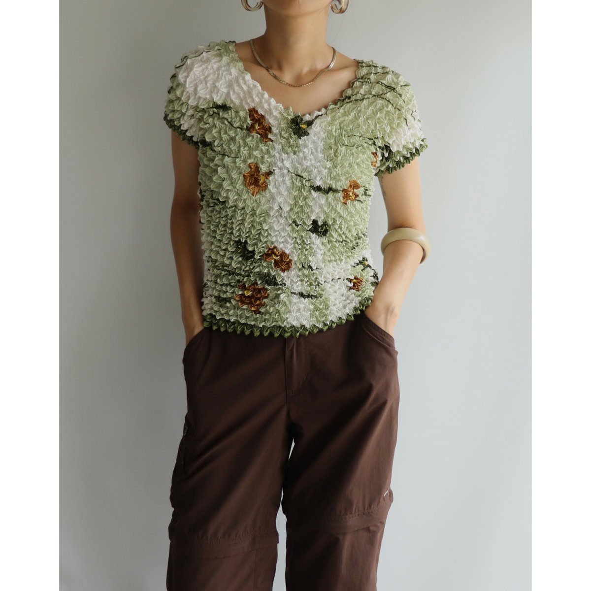 Pokopoko Tops (green) | and C