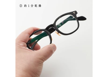 GIFT BOX　～EYEWEAR CLOTH(メガネ拭き) ✕ EYEWEAR WASH(メガネクリーナー)～【CLOTH DESIGN : WILD ROSE / BLACK】