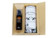GIFT BOX　～EYEWEAR CLOTH(メガネ拭き) ✕ EYEWEAR WASH(メガネクリーナー)～【CLOTH DESIGN : WILD ROSE / BLACK】