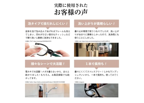 EYEWEAR WASH（メガネ洗浄+くもり止め / 除菌・抗菌・抗菌ウイルス）