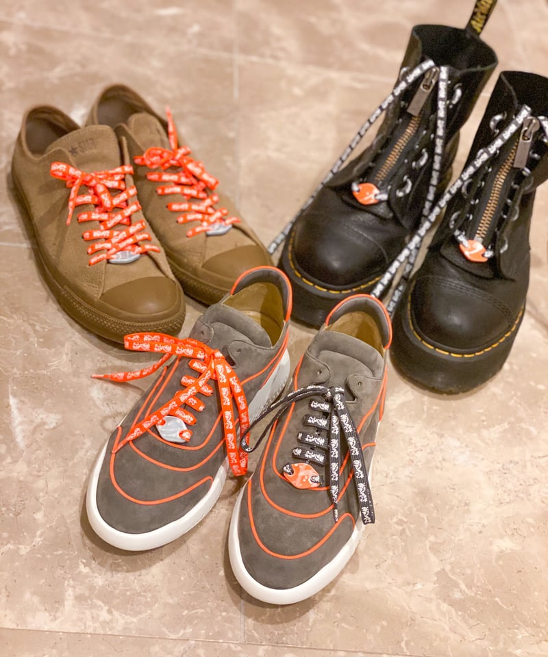 残りわずか】YUKI INOUE シューレースプレート(チャコールグレー