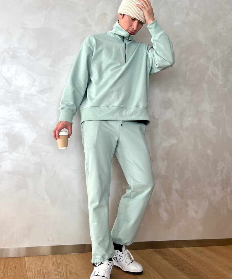 NEOFLIX 【ハーフジップタートルセットアップ】-SKY G- スカイグリーン