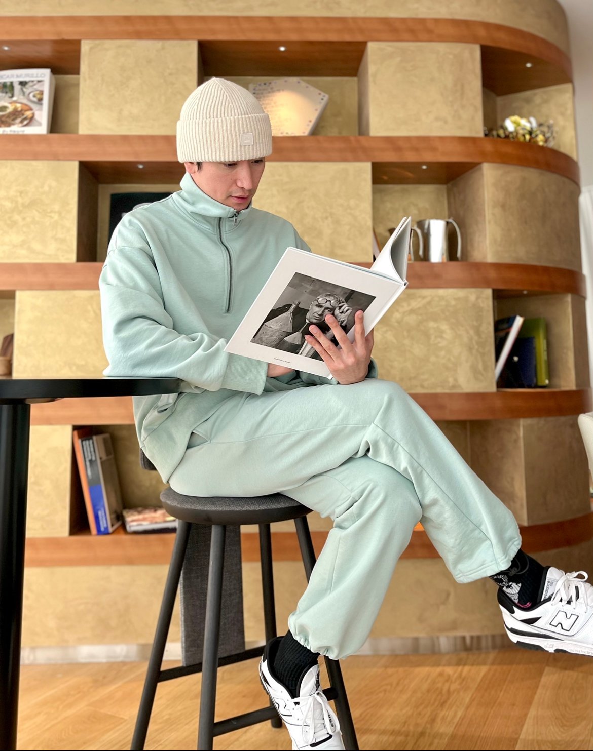 Nilos セットアップ NEOFLIX 【ハーフジップタートルセットアップ】-SKY G- スカイグリーン