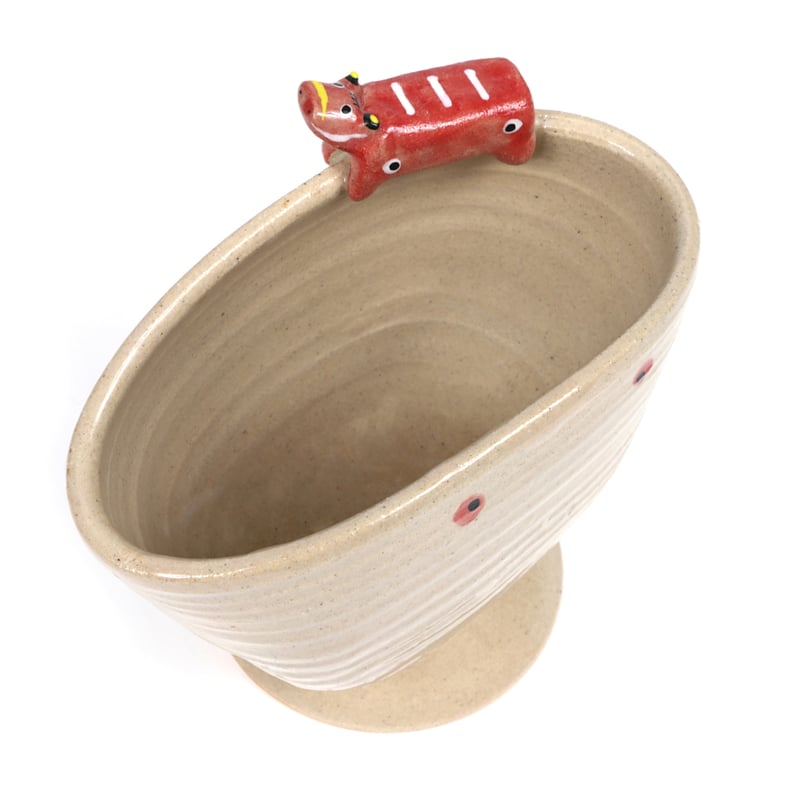 会津本郷焼 赤べこ へら立て | あたたかい記憶が宿る守田屋 オンライン