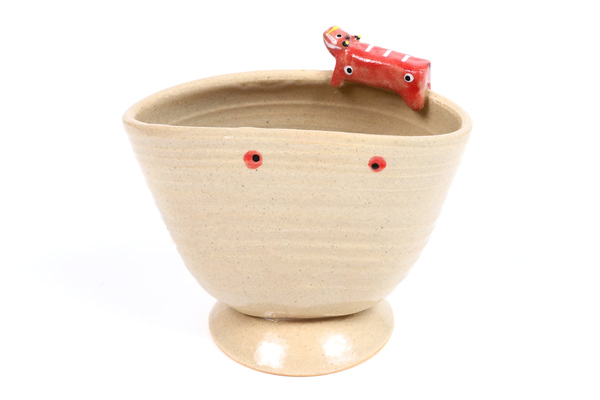 会津本郷焼 赤べこ へら立て | あたたかい記憶が宿る守田屋 オンライン