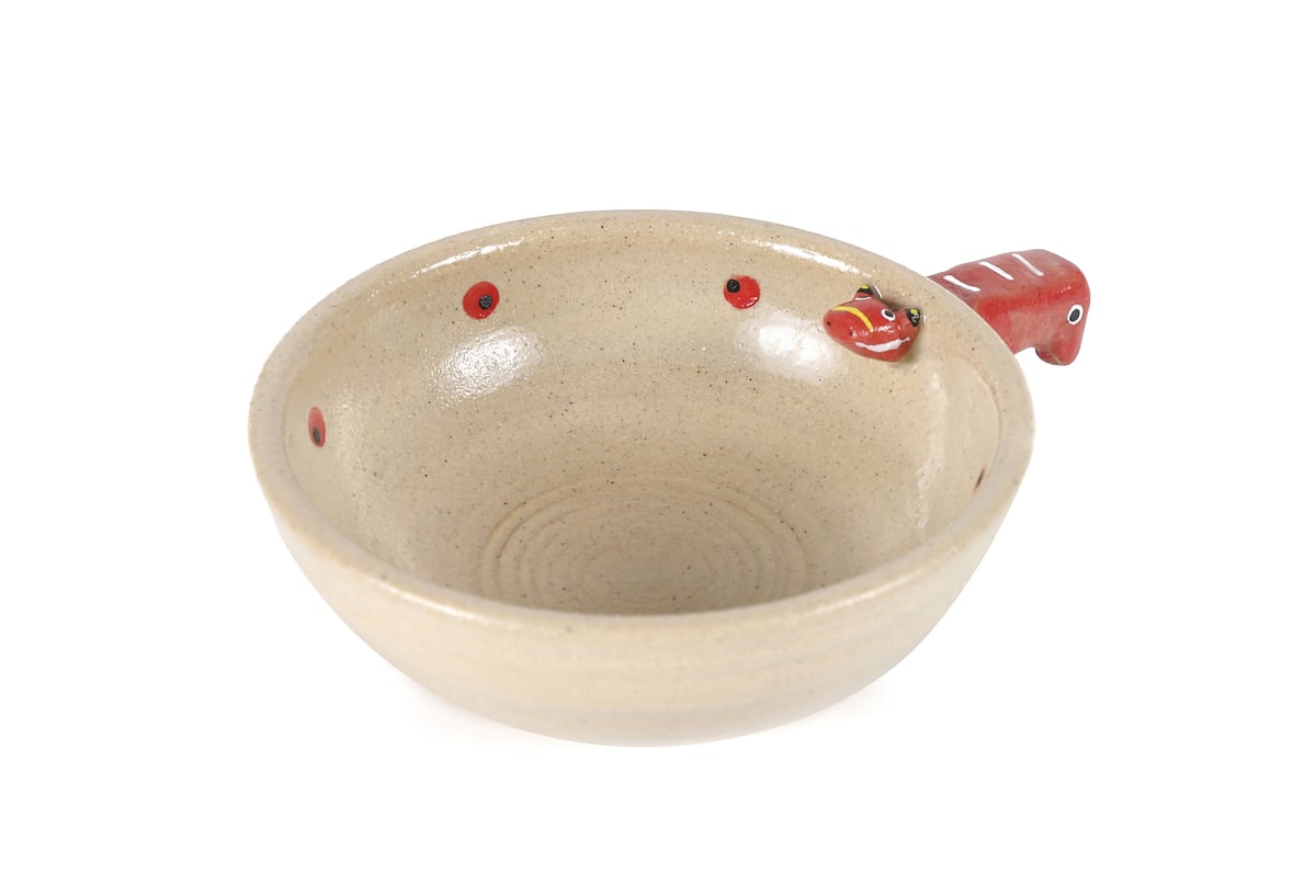 会津本郷焼 赤べこ ぐい呑み | あたたかい記憶が宿る守田屋 オンライン