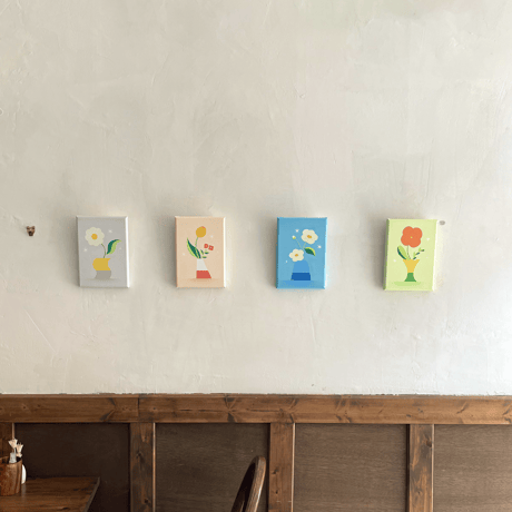 【原画】Flowers - Blue&LightBlue