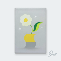 【原画】Flowers - Gray&Yellow
