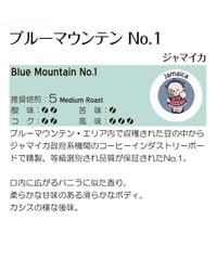 ブルーマウンテンNo.1   (ジャマイカ産) (豆) 100g