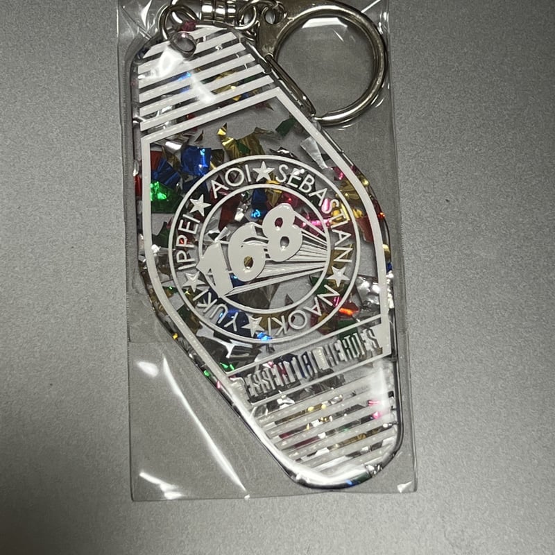 168『ESSENTIAL HEROES』モーテルキーホルダー(168HERO Ver