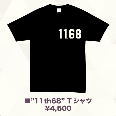 「11th68 Tシャツ」