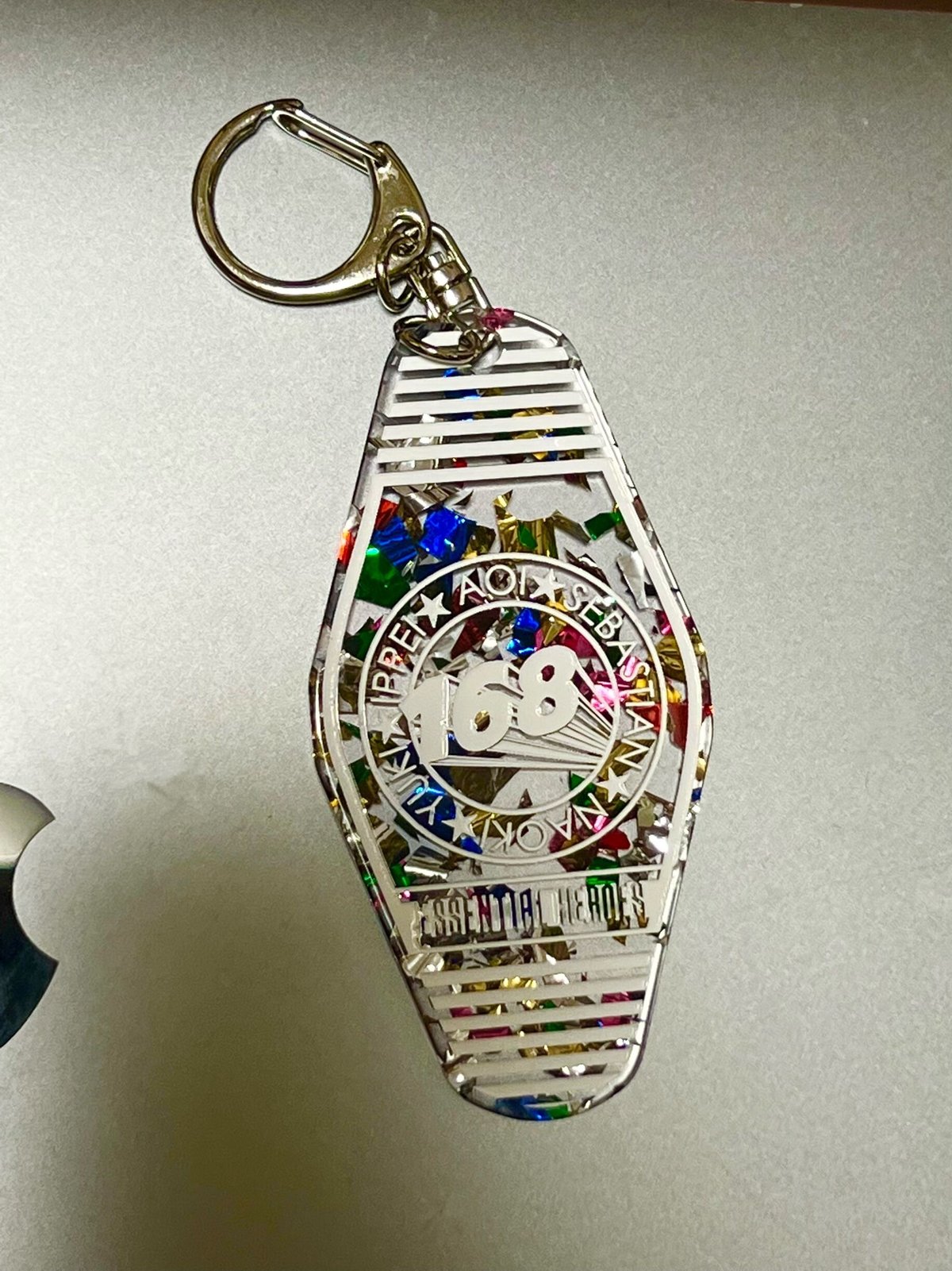 168『ESSENTIAL HEROES』モーテルキーホルダー(168HERO Ver