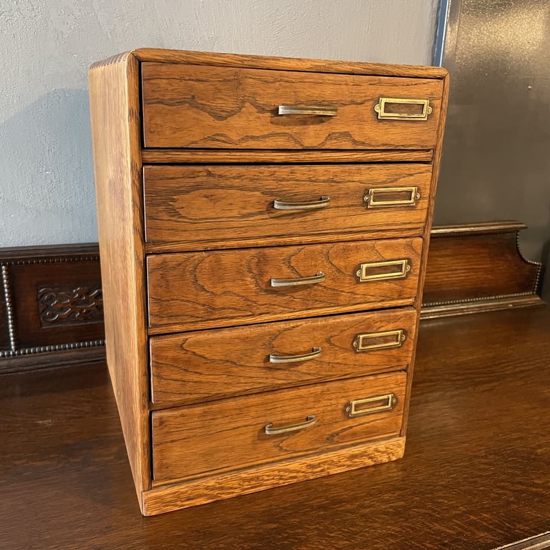 古道具5杯抽斗小引き出しヴィンテージアンティークドロアー昭和レトロ