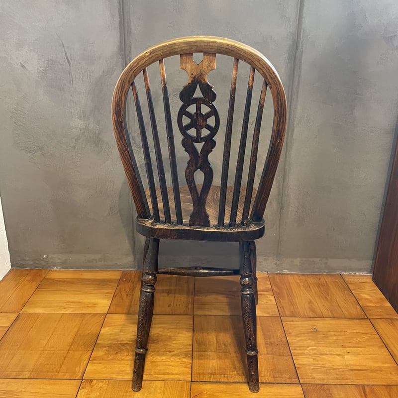 古い椅子 イギリス製 ウィンザーチェア ダイニングチェア 木製 イス 