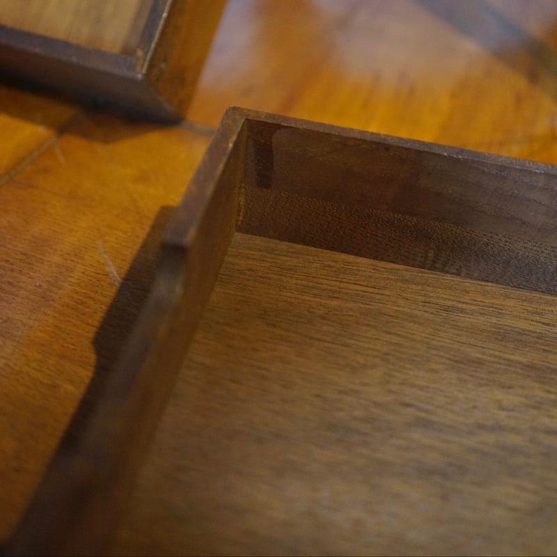 4杯小引き出し 小抽斗 木製 収納 家具 古道具 古家具