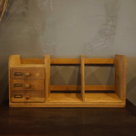 ジャパンヴィンテージ 古い木の抽斗 小箪笥 鍵付き 木製 小引き出し