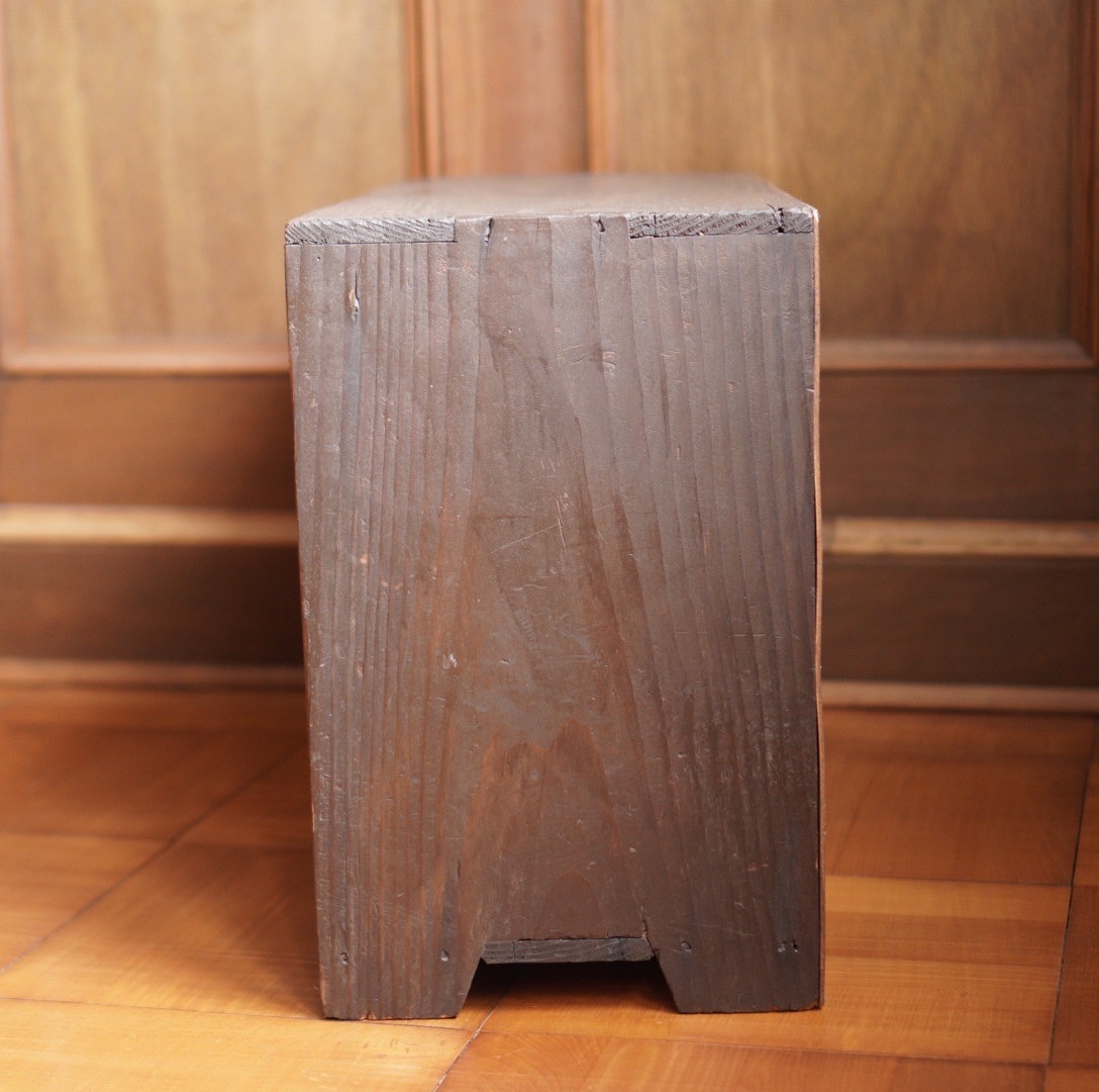 古い書類棚 収納棚 木製 昭和初期 収納 古道具 アンティーク