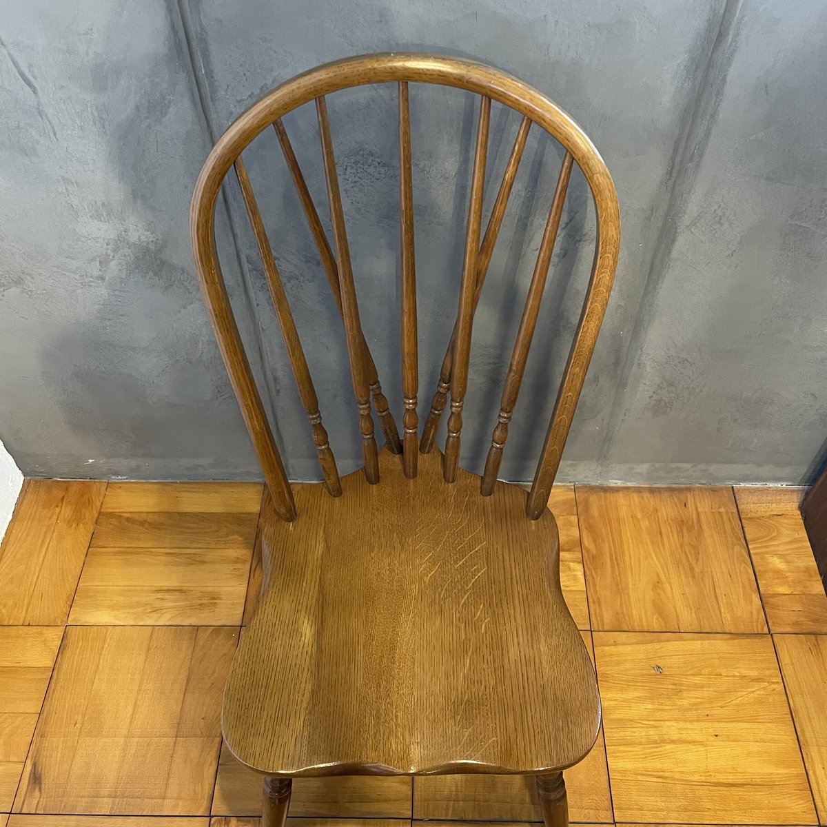古いKASHIWAの椅子 KASHIWA ウィンザーチェア ダイニングチェア 木製