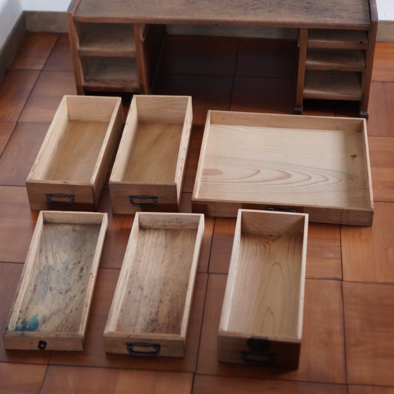 机　テーブル　文机　書き物机　引き出し収納　古道具　古家具　ビンテージ　レトロ 昭和のローテーブル 文机 机 引出し付き 書斎机 テーブル 昭和初期