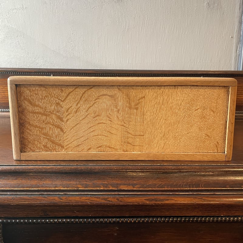 図書カード入れ 木製 小引出し 小抽斗 昭和初期 収納 古道具