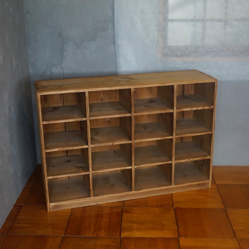 入力済】木製収納棚 収納 棚 木製 本棚 昭和初期 古家具 アンティーク