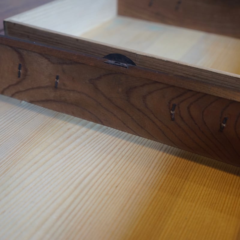 古い収納棚 和家具 和製家具 引出し 引き戸 古家具 古道具