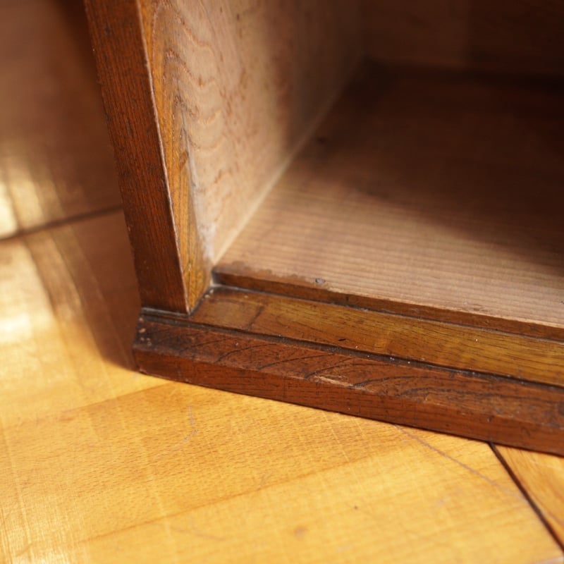 昭和初期の収納棚 木製 収納 棚 古道具 古家具 アンティーク