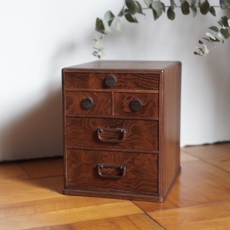 アンティーク5杯小引出し