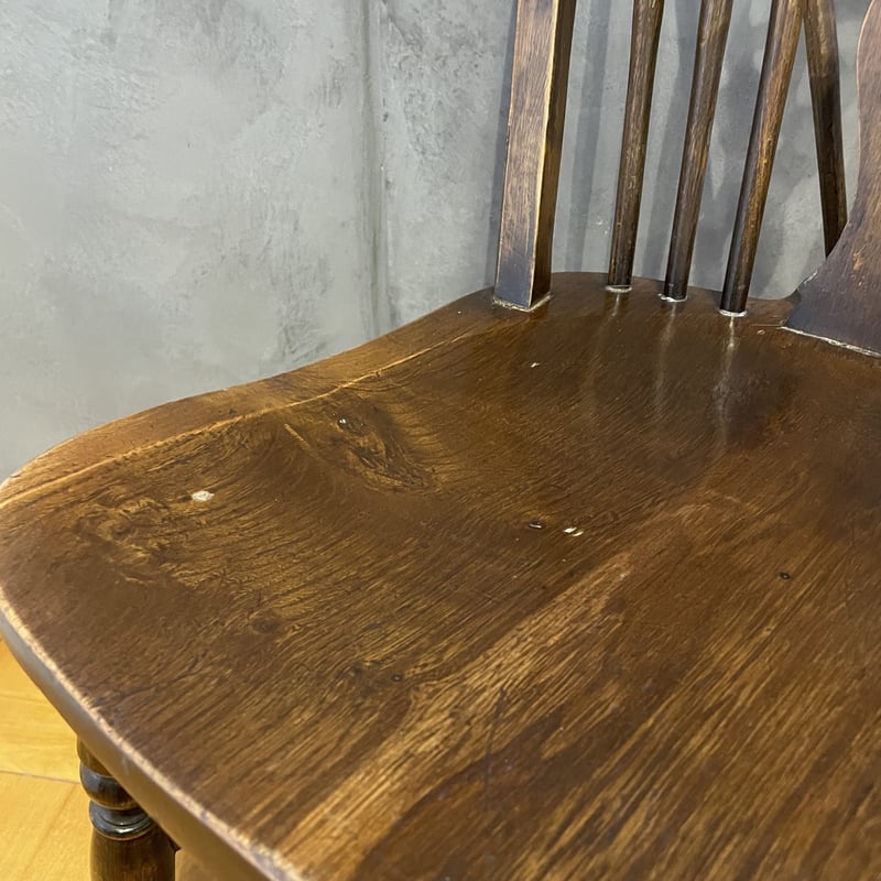 古い椅子 イギリス製 ウィンザーチェア 木製 イス 古道具 アンティーク