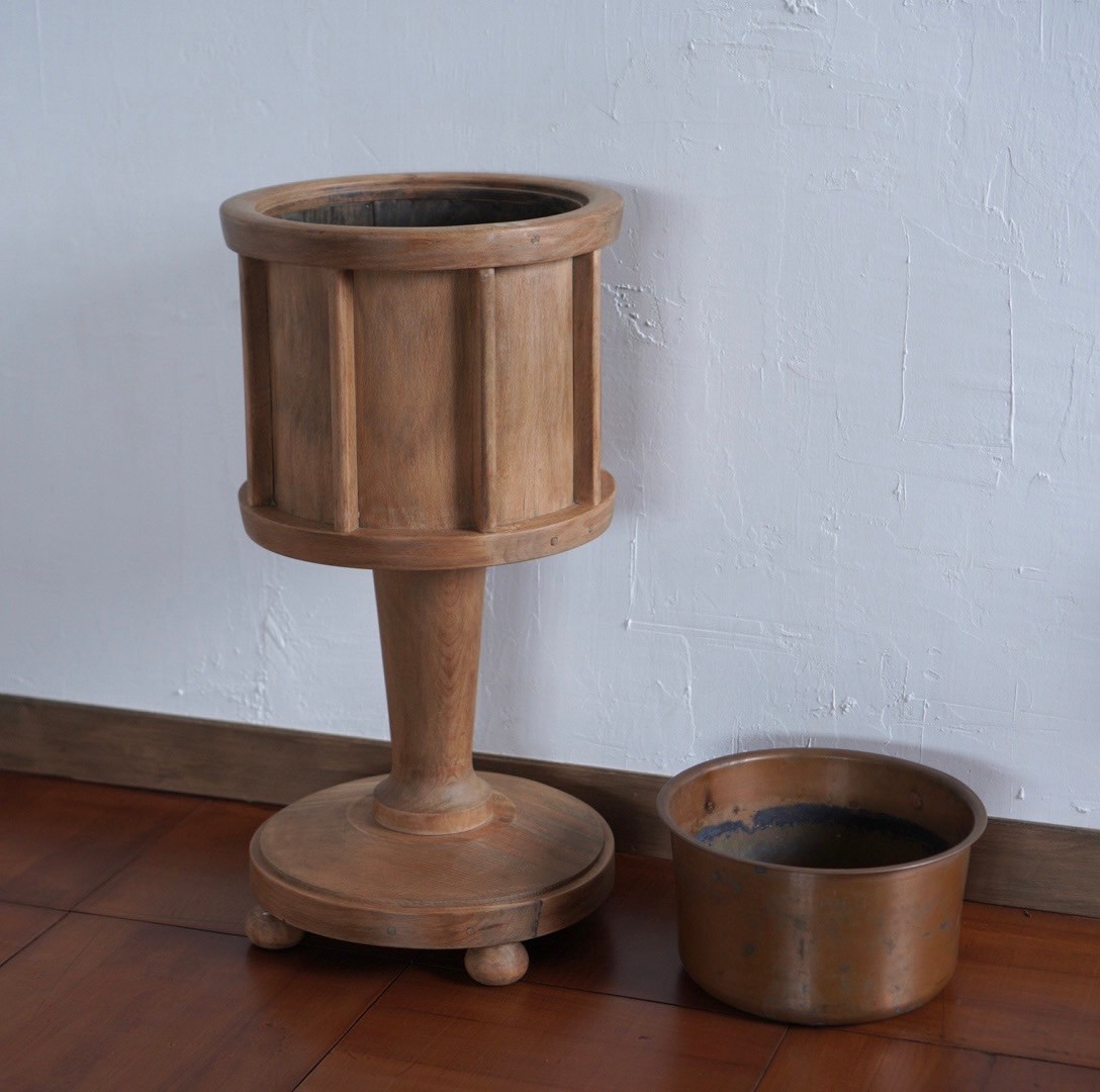 ビンテージ火鉢　五徳付き　ビンテージ　古道具　M0176 ビンテージ火鉢 五徳付き ビンテージ 古道具 M0176