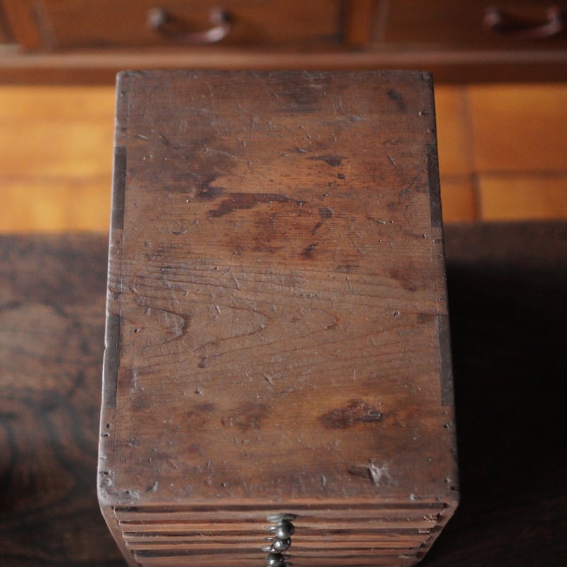 8杯小引出し 小抽斗 引出し 収納棚 昭和 収納 古道具 アンティーク