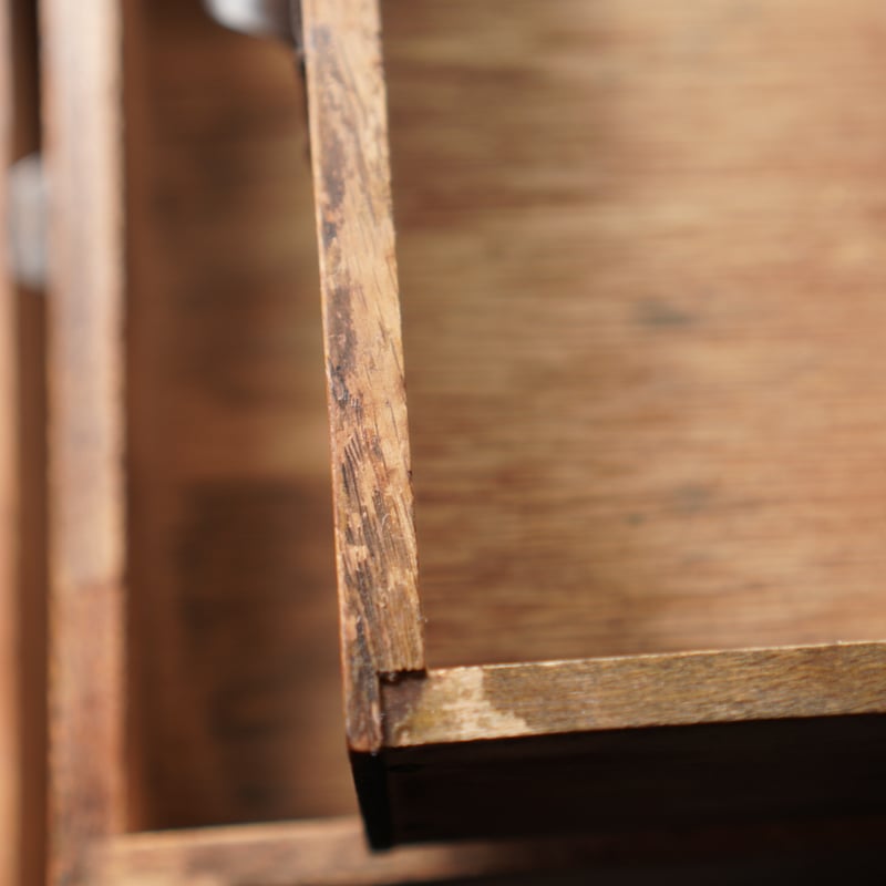 5杯小引出し 木製 小抽斗 引出し 収納棚 昭和初期 収納 古道具