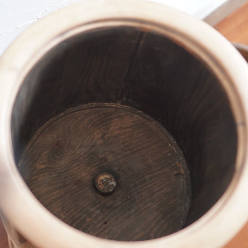 レトロ火鉢 古道具ヴィンテージ 100年前 アンティーク 希少品 昭和3年製 昭和レトロ