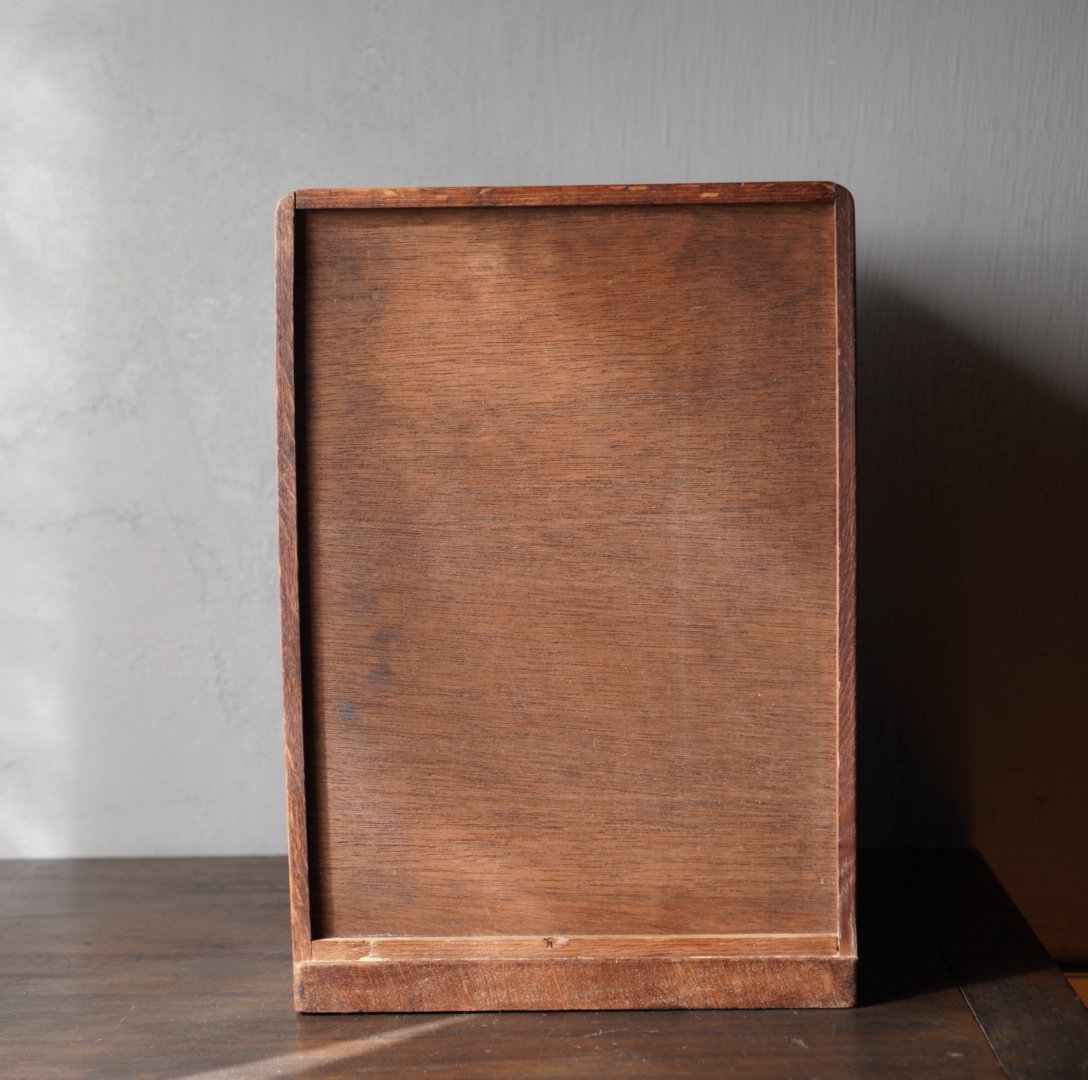 5杯小引出し 木製 小抽斗 引出し 収納棚 昭和初期 収納 古道具