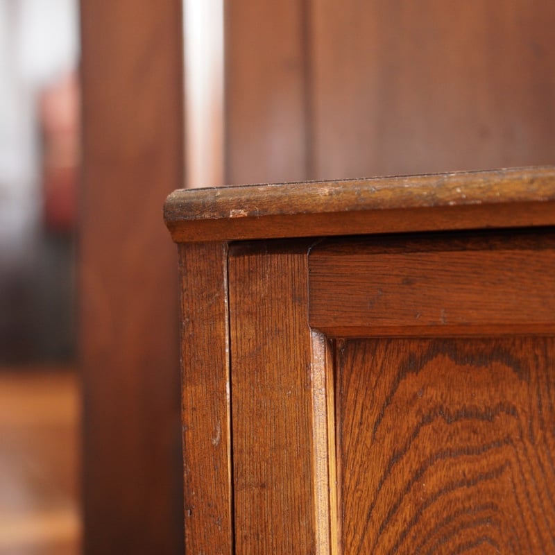 昭和初期の収納棚 木製 収納 棚 古道具 古家具 アンティーク