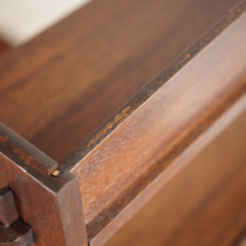 くさび棚 収納 棚 木製 飾り棚 本棚 昭和初期 古家具 アンティーク